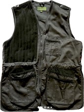 Hidepark Skeet Shooting Vest Men’s XL. Black Moleskin and Cotton. Unworn.