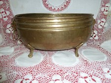 Vintage Brass Trough Planter