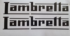  Fairing Stickers Decals x 2 compatible with Lambretta 