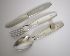 Richards Compactum Cutlery Set Knife Fork Spoon - Sheffield Steel/Aluminium