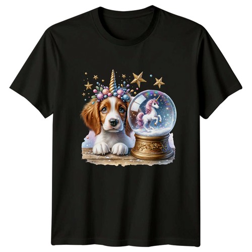 Whimsical unicorn puppy - whimsical,