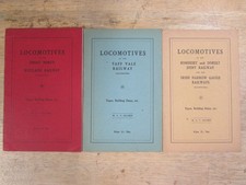 3 LOCOMOTIVES BOOKLETS by M. C. V ALLCHIN ** PAPERBACK