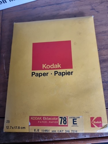 Kodak ektacolor e - 78,
