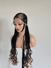 Cornrows Wig Women's Braided Hairpiece