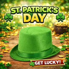 St Patricks Day Top Hat Irish