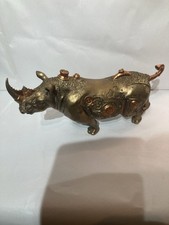 Unusual Gold Mechanical/Animal Resin Type Sculpture In Virtually Unused Cond