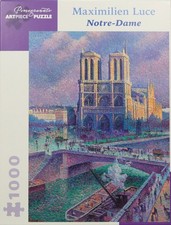 Pomegranate 1000 Piece Jigsaw Puzzle - Maximilien Luce Notre-Dame - Complete