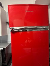 Russell Hobbs 50cm Wide Red Under Counter Fridge Freezer and Instructions Manual