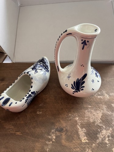 Vintage delft blue set - delft,