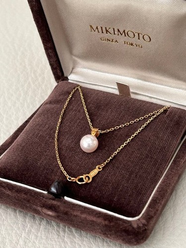 Mikimoto k18 18k gold 7mm - 18k,
