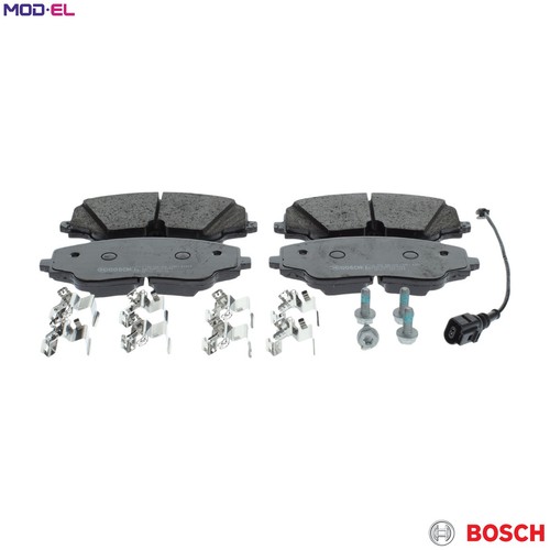 Brake pad set - pad, 0