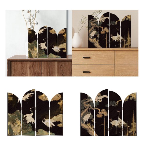 Mini folding screen oriental - folding,