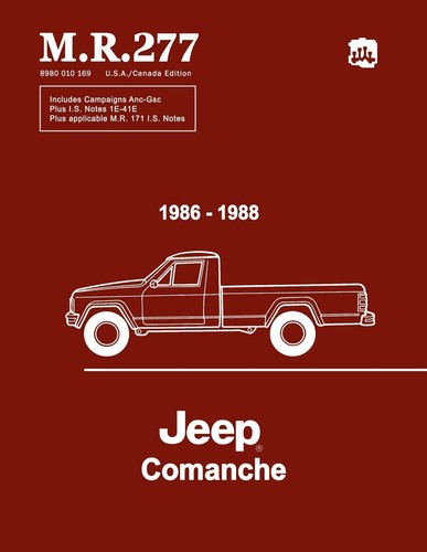1986 1988 jeep comanche - -,