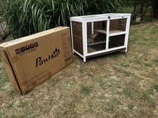 Indoor Rabbit Hutch Guinea Pig House Bunny Cage Openable Roof