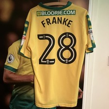 Marcel Franke Norwich City Match Worn Shirt Rare