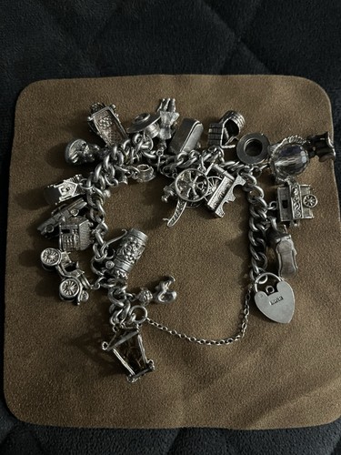 Vintage heavy sterling - , silver