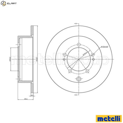 Brake disc 1120c for - 2x,