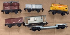 Hornby Dublo OO Gauge Freight Train Set Oof six Used Vintage 6458 Silo Flatbed