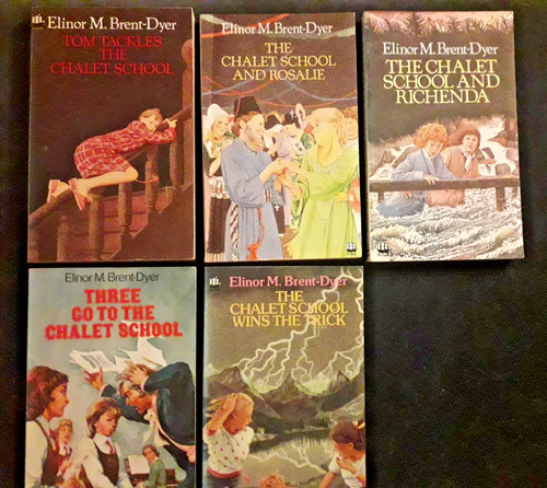 Five chalet school books - five,