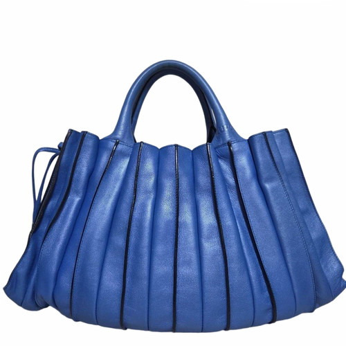 Lupo barcelona leather tote - barcelona,