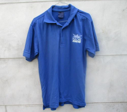 Avro vulcan xh558 blue polo - blue,