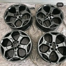Genuine Ford Focus Mk2 Mk3 ST 18" Alloy Wheels GLOSS BLACK 8Jx18 