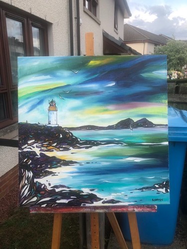 Large original painting - painting, on