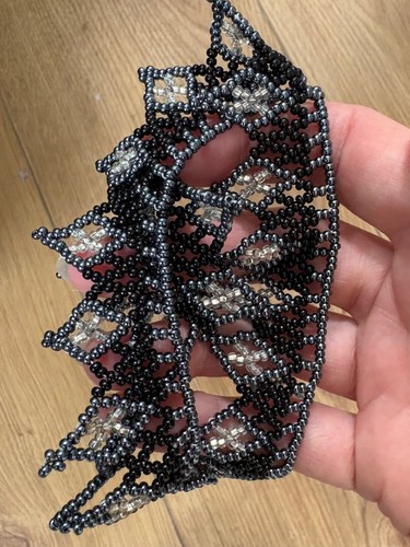Bead necklace jewellery - , grey