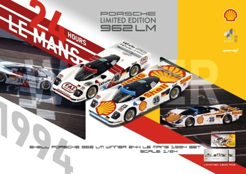 Porsche 962 lm - 1/64,