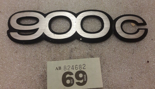 Saab 900c boot badge - boot,
