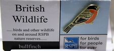 RSPB-Pin Badge BULLFINCH On For Birds For People Forever Card 