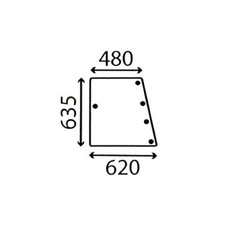 Side window glass - window,