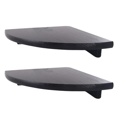 Black wooden corner - black,