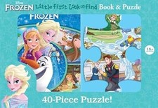 Disney Frozen: Little First Look and Find Book & Puzzle, Kids, P I, Used; Very G