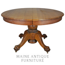 Antique Victorian Round Oak