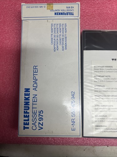 Motorized vhs - vhs-c, to