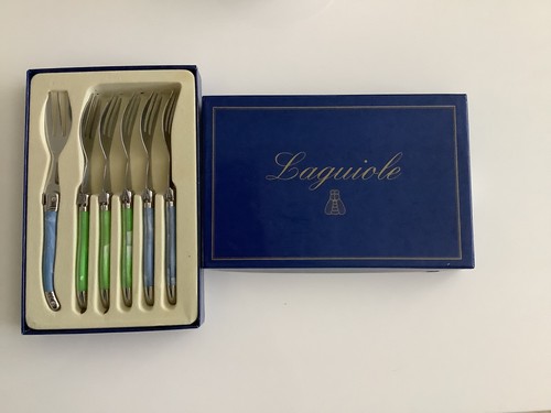 Laguiole cake forks - cake, boxed