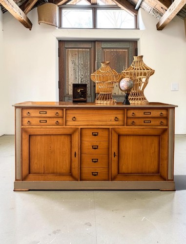 Vintage walnut sideboard - vintage,