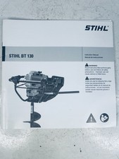 STIHL BT130 Auger Owner's