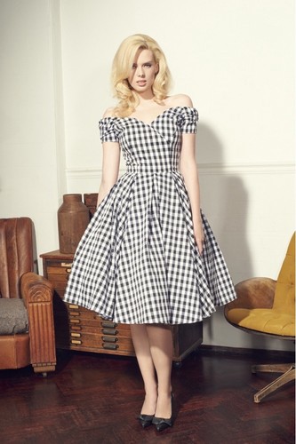 Fatale gingham prom dress - fatale,