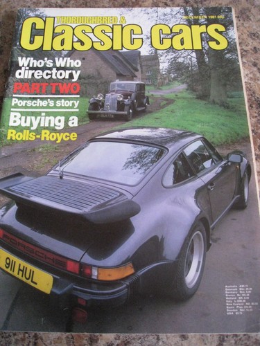 Classic cars dec - classic, 1981
