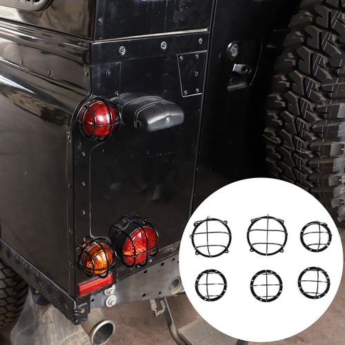 6pc black taillight cover - 6pc,