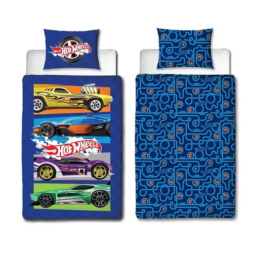 Hot wheels reversible duvet - hot,
