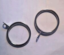 Ex Dunelm Curtain Rings 28mm Poles Silver