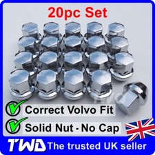 20x CHROME ALLOY WHEEL NUTS