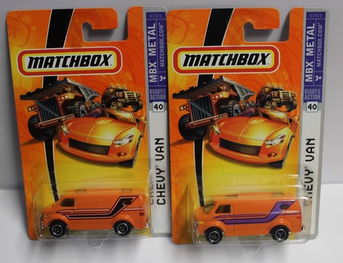 Matchbox two chevy - chevy, van