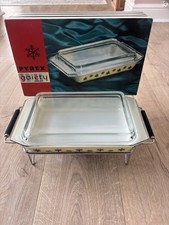 Vtg jaj pyrex gaiety snowflake - pyrex,