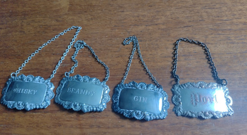 Vintage decanter labels - 4,