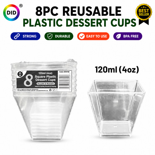 8pc reusable 120ml - reusable,