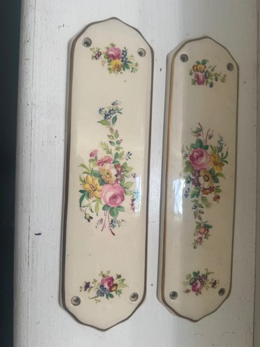 Antique ceramic door - antique, finger